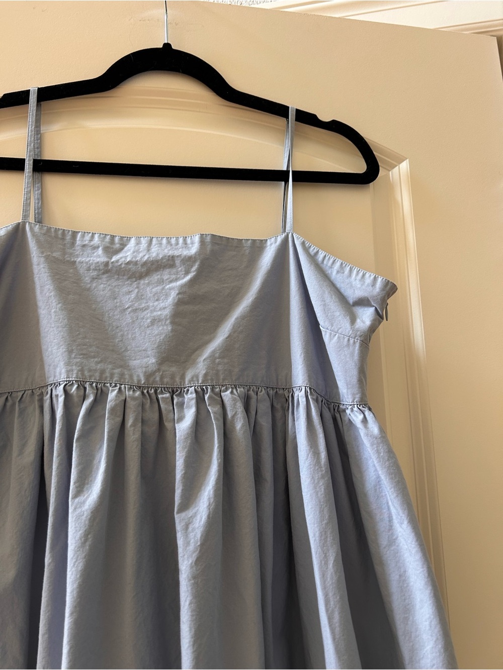 Collusion Babydoll Empire Waist 100% Cotton Made in India Maxi dress. A Line. 10 - Picture 2 of 8